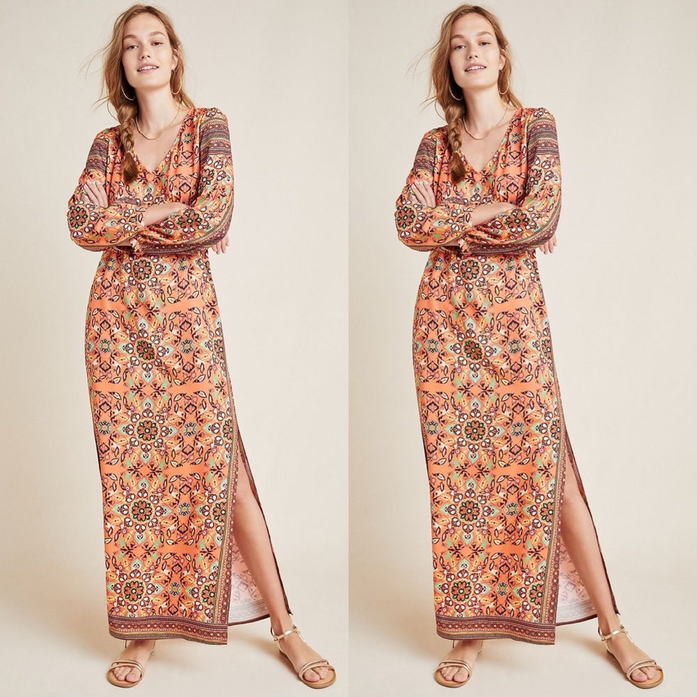 Farm Rio for Anthropologie Clarabella Maxi Dress - Picture 1 of 7